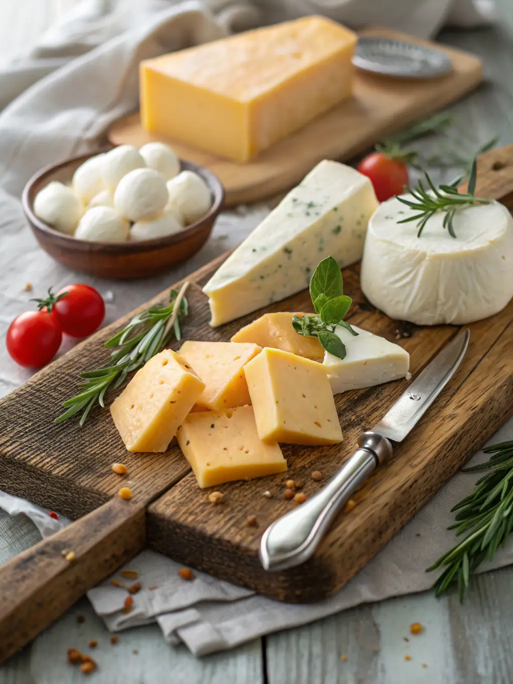 A close-up shot of a charcuterie board featuring a variety of cured meats, cheeses, olives, and nuts, highlighting the quality and presentation of the ingredients.